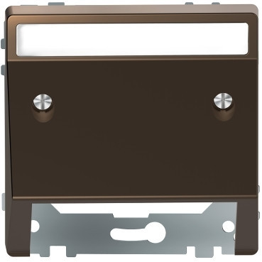 Schneider Electric Merten System D Schuine Afdekkap voor inbouwelement - mocca metallic - SYSD Schneider Electric Merten System D Schuine Afdekkap voor inbouwelement - mocca metallic - SYSD