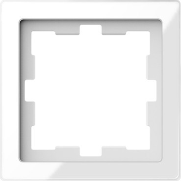 Schneider Electric Merten System D Systeem D - afdekraam - D-life - 1-voudig - glas - wit Schneider Electric Merten System D Systeem D - afdekraam - D-life - 1-voudig - glas - wit