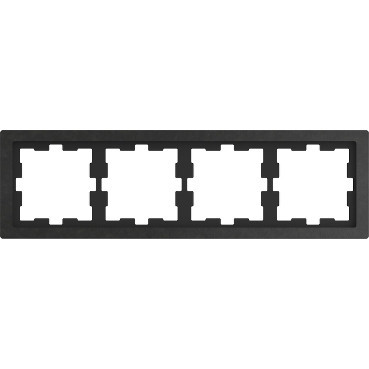 Schneider Electric Merten System D Systeem D - afdekraam - D-life - 4-voudig - steen - antraciet Schneider Electric Merten System D Systeem D - afdekraam - D-life - 4-voudig - steen - antraciet