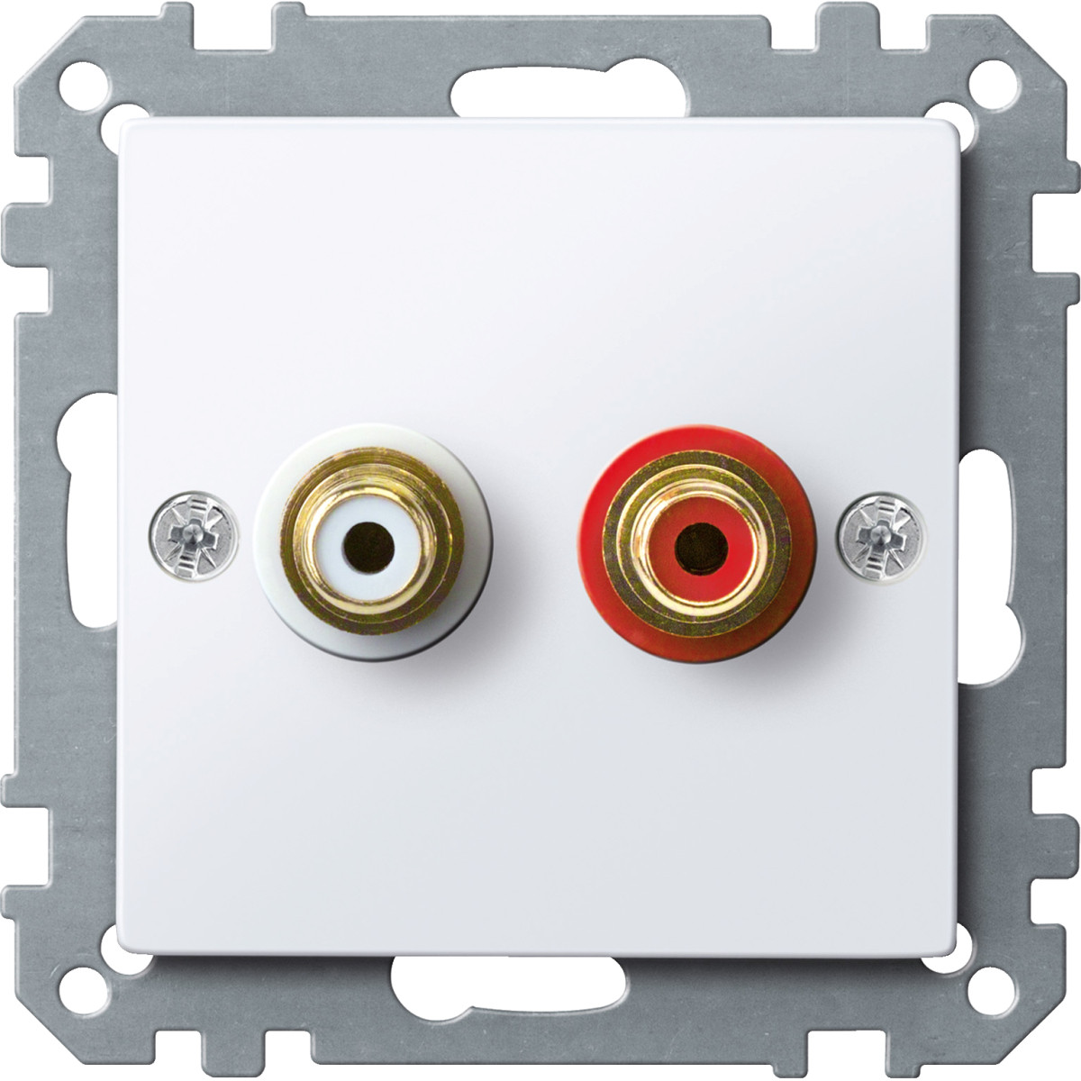 Schneider Electric Merten System M (brand Merten) Audio-Ingang, actief wit, glanzend, systeem M