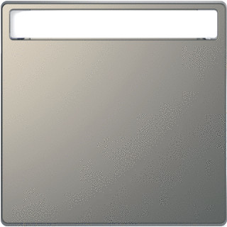 Merten Systeem D enkele wip aan-/uit-schakelaar grijs