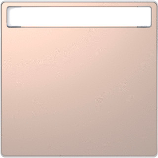 Merten Systeem D enkele wip aan-/uit-schakelaar beige