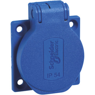 Schneider Electric inbwcontds schuko 50x50 ip55 blauw