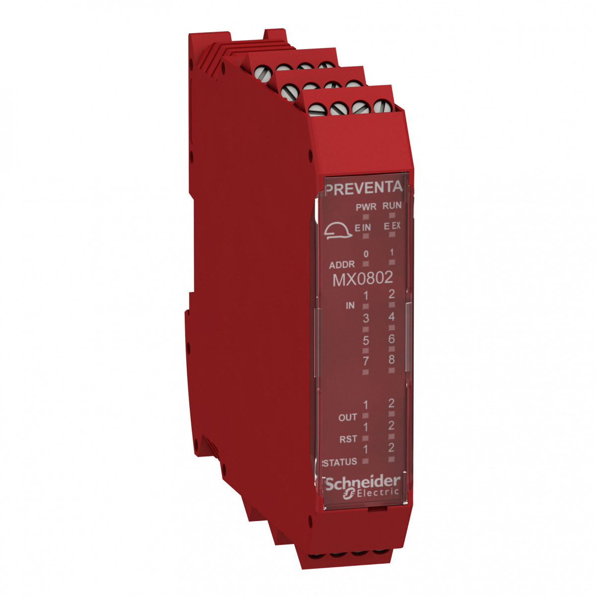 Schneider Electric mod.8 ing 2 uitg.(dubbel) schroefconn