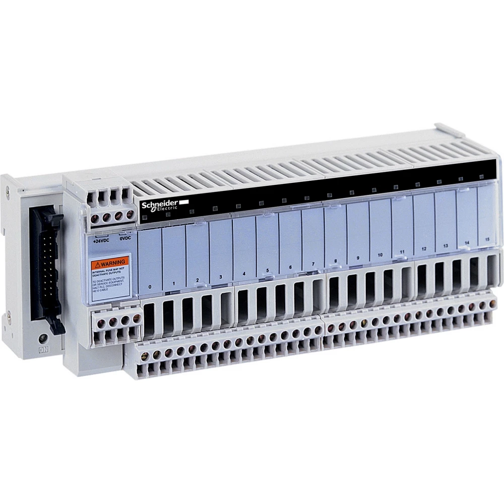Schneider Electric Modicon ABE7 Advantys Telefast abe7 - aansluitbasis insteekrelais - 16o relais - 10