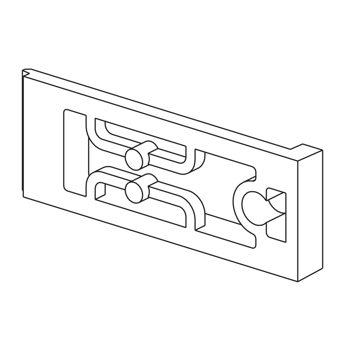 Schneider Electric Modicon M171/M172/M173 Clip-On slot voor paneelmontage