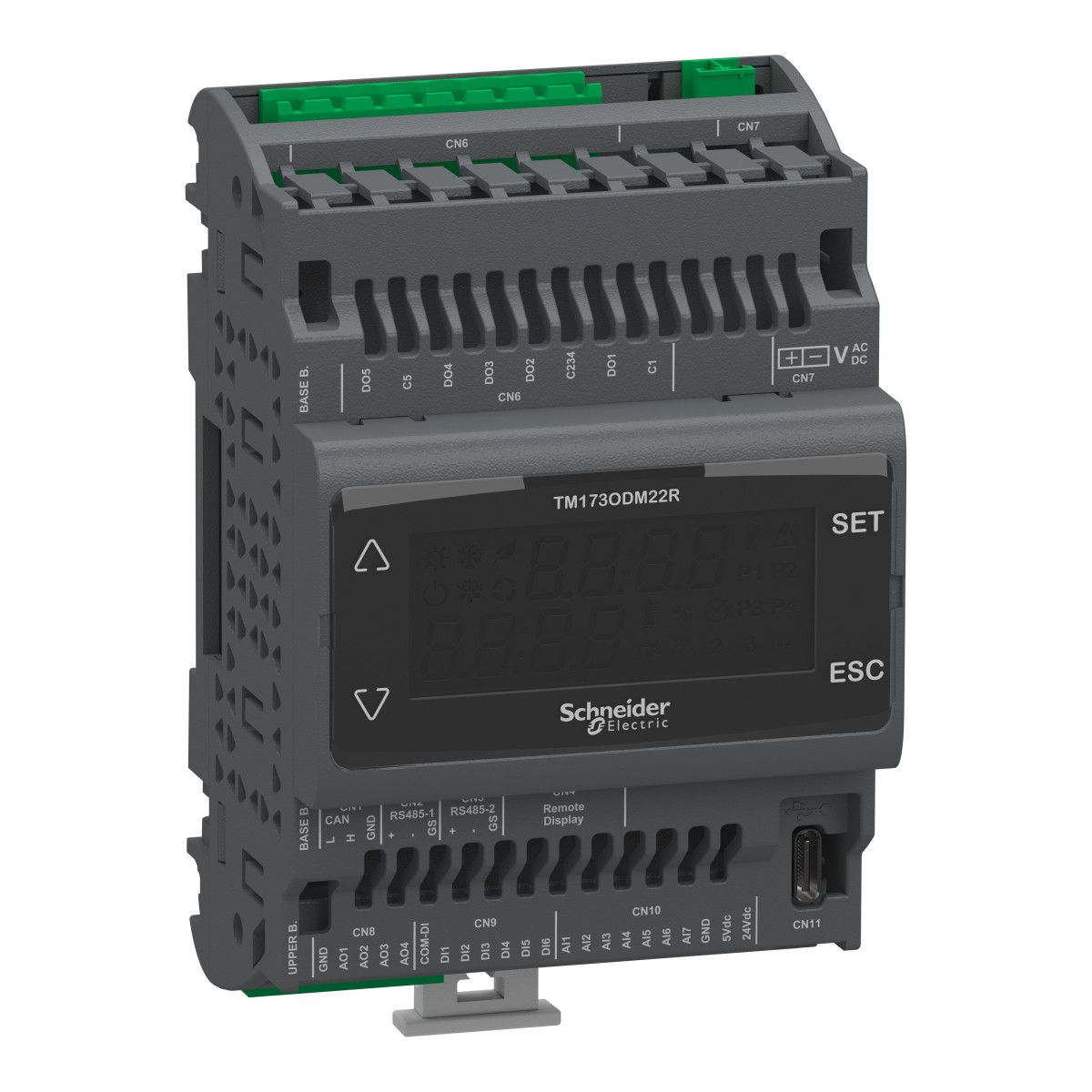 Schneider Electric Modicon M171/M172/M173 Controller, modicon M171/M172/M173, geoptimaliseerd display, 22 io, 2
