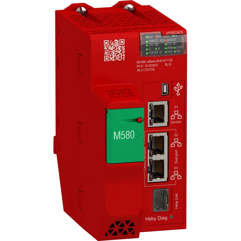 Modicon M580 epac - cpu level 2 - safety sil3 - redundant - 8MB intern