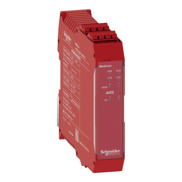 Schneider Electric Modicon MCM Uitbreidingsmodules, modicon MCM, 2 analoge ingangsparen, veerklem