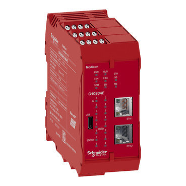 Schneider Electric Modicon MCM Veiligheidscont. met geïnt. comm., MCM, 8i+4o, bewaakt uitbreidingsmod
