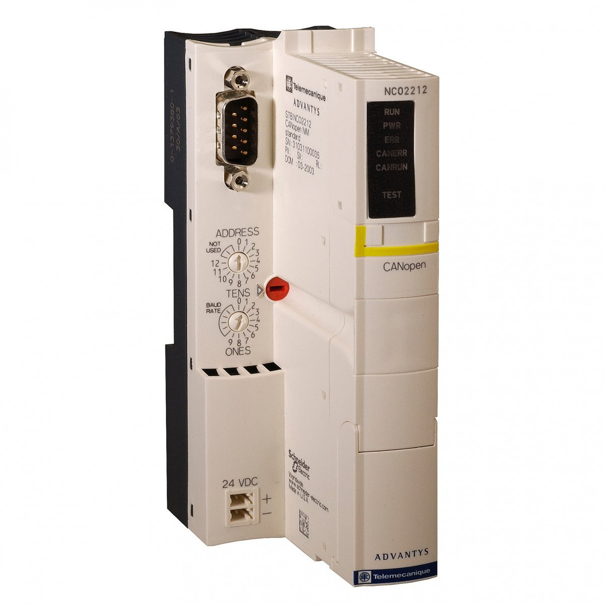 Schneider Electric modicon STB canopen nim