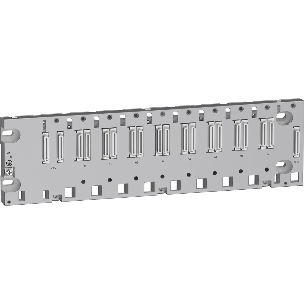 Schneider Electric Modicon X80 modules Modicon X80 - ethernet rack 8 modules - paneel / plaat / din-railmonta