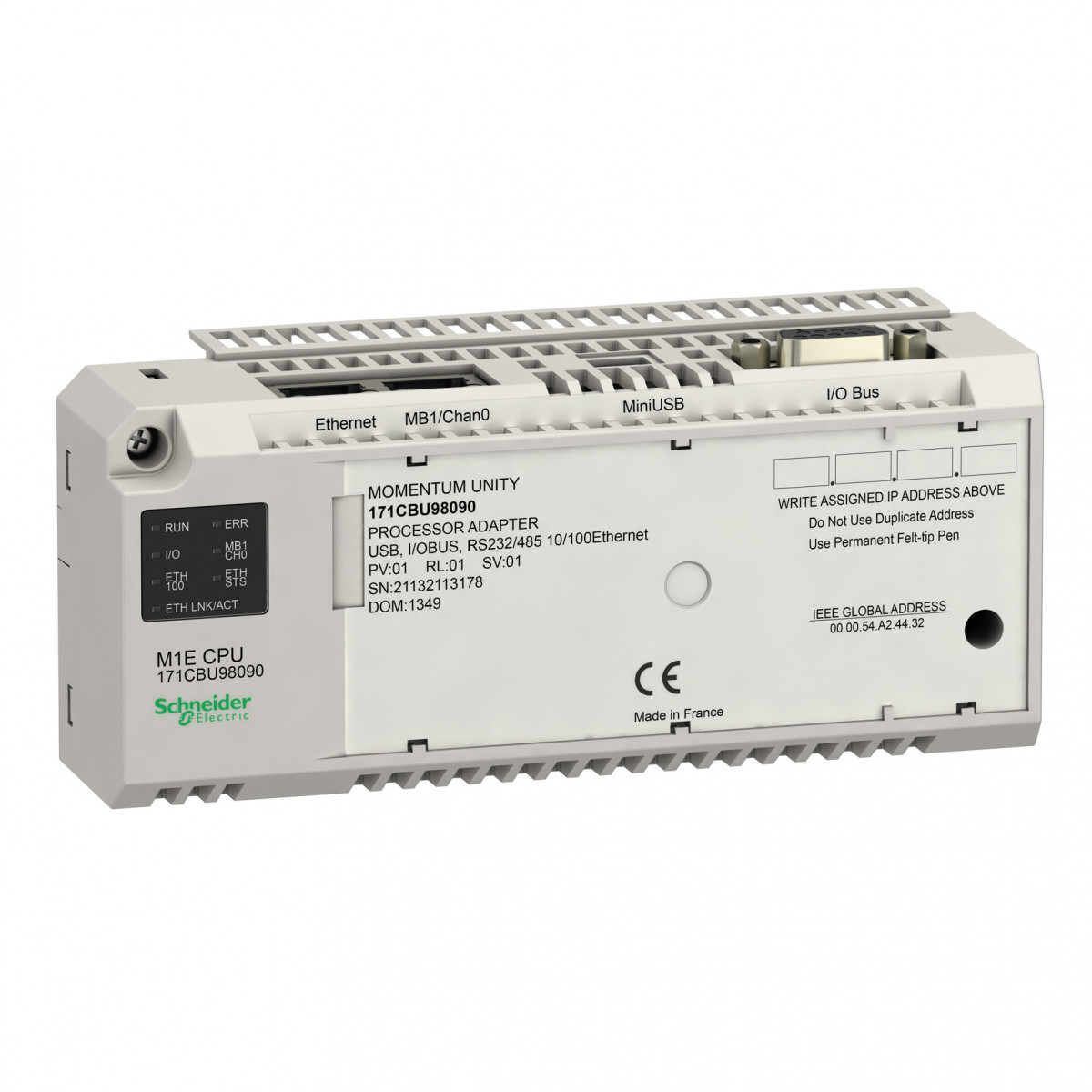 Schneider Electric momentum m1e unity