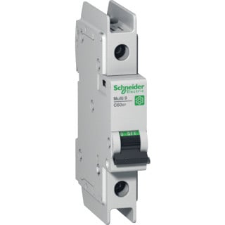 Schneider Electric multi 9 installatieautomaat C karakteristiek 5a 1P 1 beveiligd incl nul 2te