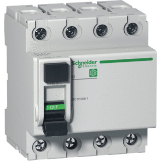Schneider Electric multi9 id 4P 40a 30ma A-si type iec