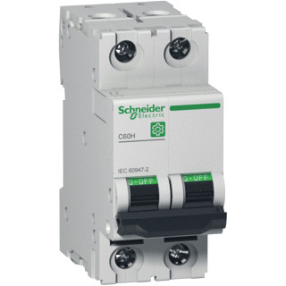 Schneider Electric multi 9 installatieautomaat C karakteristiek 25a 2P 2 beveiligd 2te