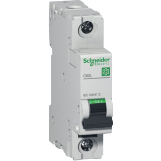 Schneider Electric multi 9 installatieautomaat C karakteristiek 1a 1P 1 beveiligd 1te