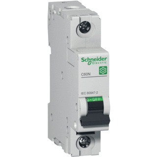 Schneider Electric multi 9 installatieautomaat C karakteristiek 63a 1P 1 beveiligd 1te