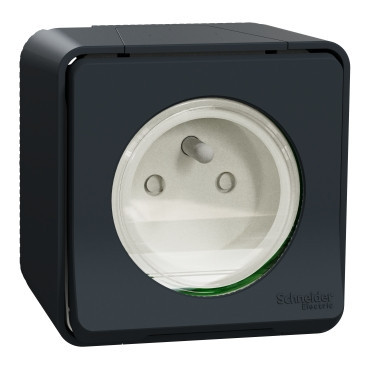Schneider Electric Mureva Styl Mureva STYL WCD 1V klapd grijs pen inst