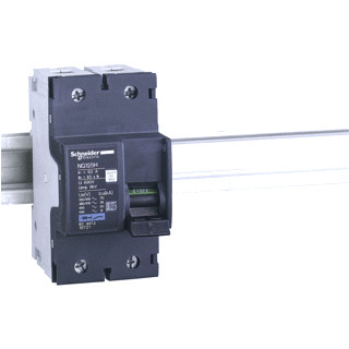 Schneider Electric acti 9 installatieautomaat C karakteristiek 50a 2P 2 beveiligd incl nul 3te