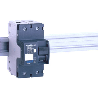 Schneider Electric acti 9 installatieautomaat D karakteristiek 32a 2P 2 beveiligd incl nul 3te