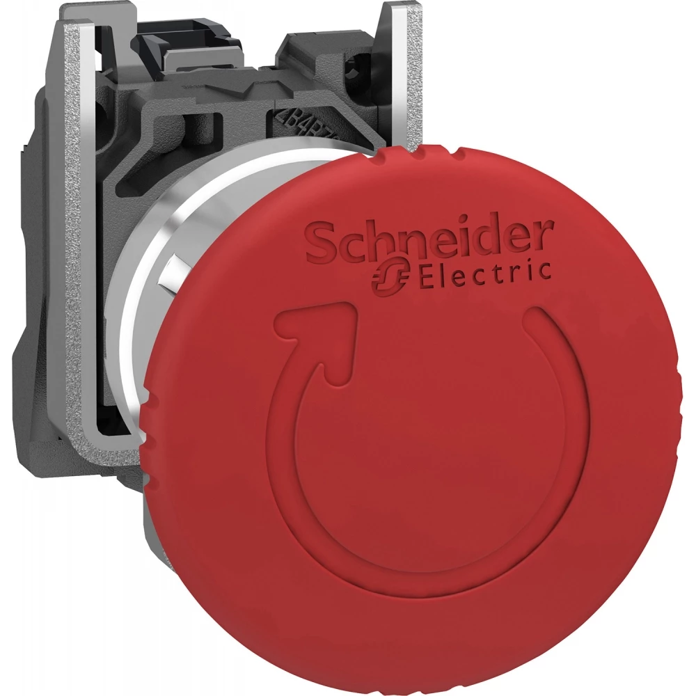 Schneider Electric noodstopknop metaal 1 NC met monitoring