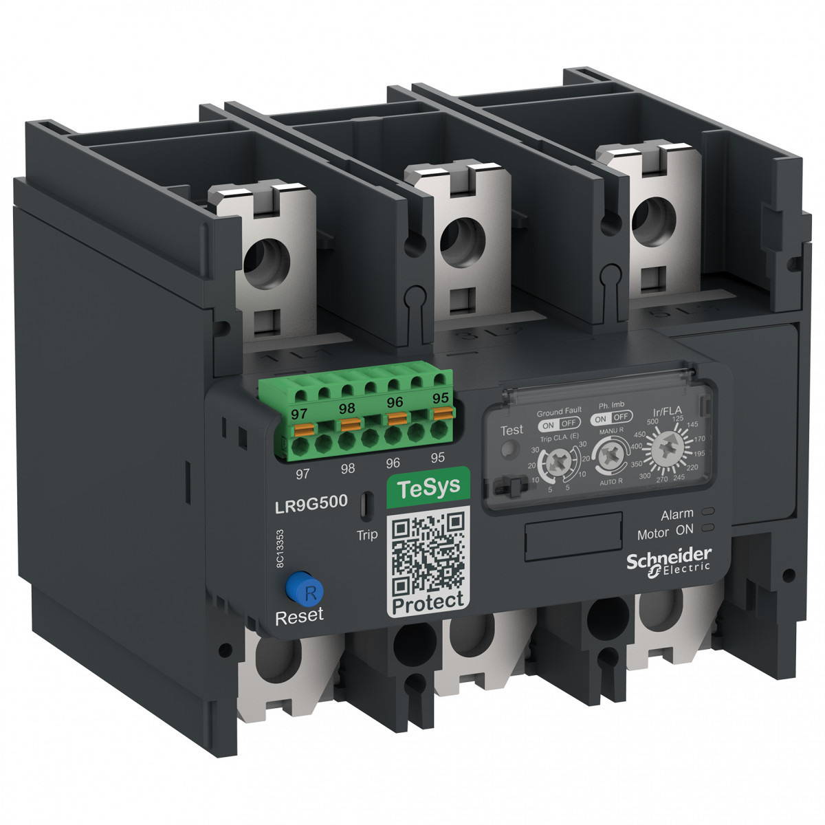 Schneider Electric TeSys Giga protection relays Tesys Giga, overbelastingrelais, 125…500 A, klasse 5e…30e, indrukbaar