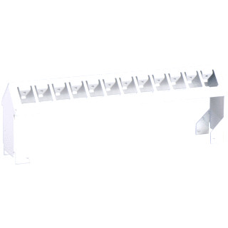Merten P113 patchpaneel din rail 12 PRT wit