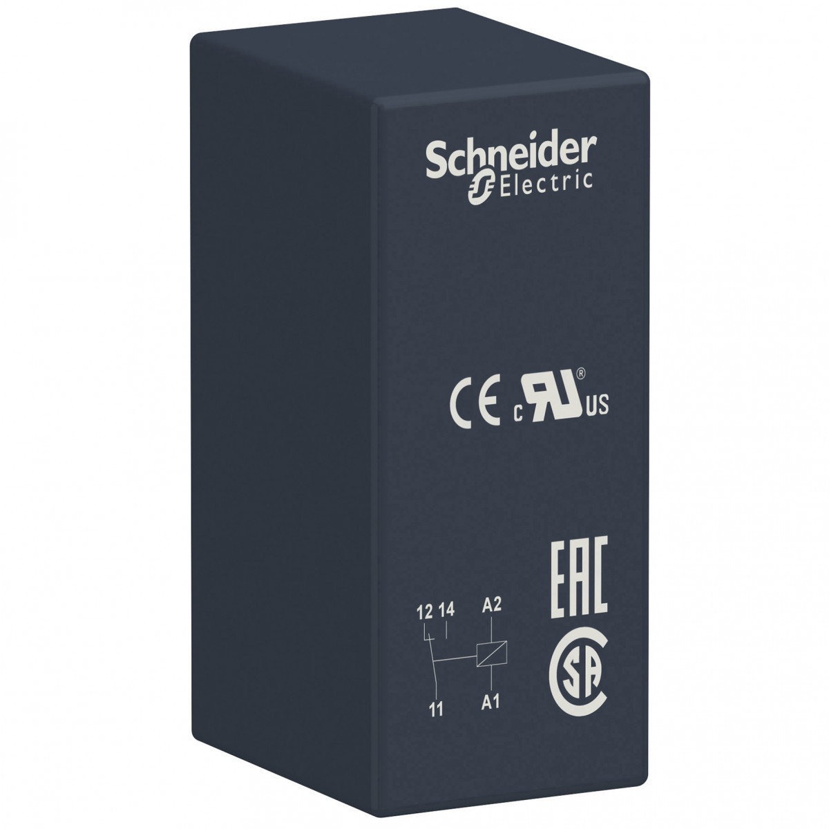 Schneider Electric zelio schakelrelais nom.stuurstroomsp.24V ac 1 wiss.cont.