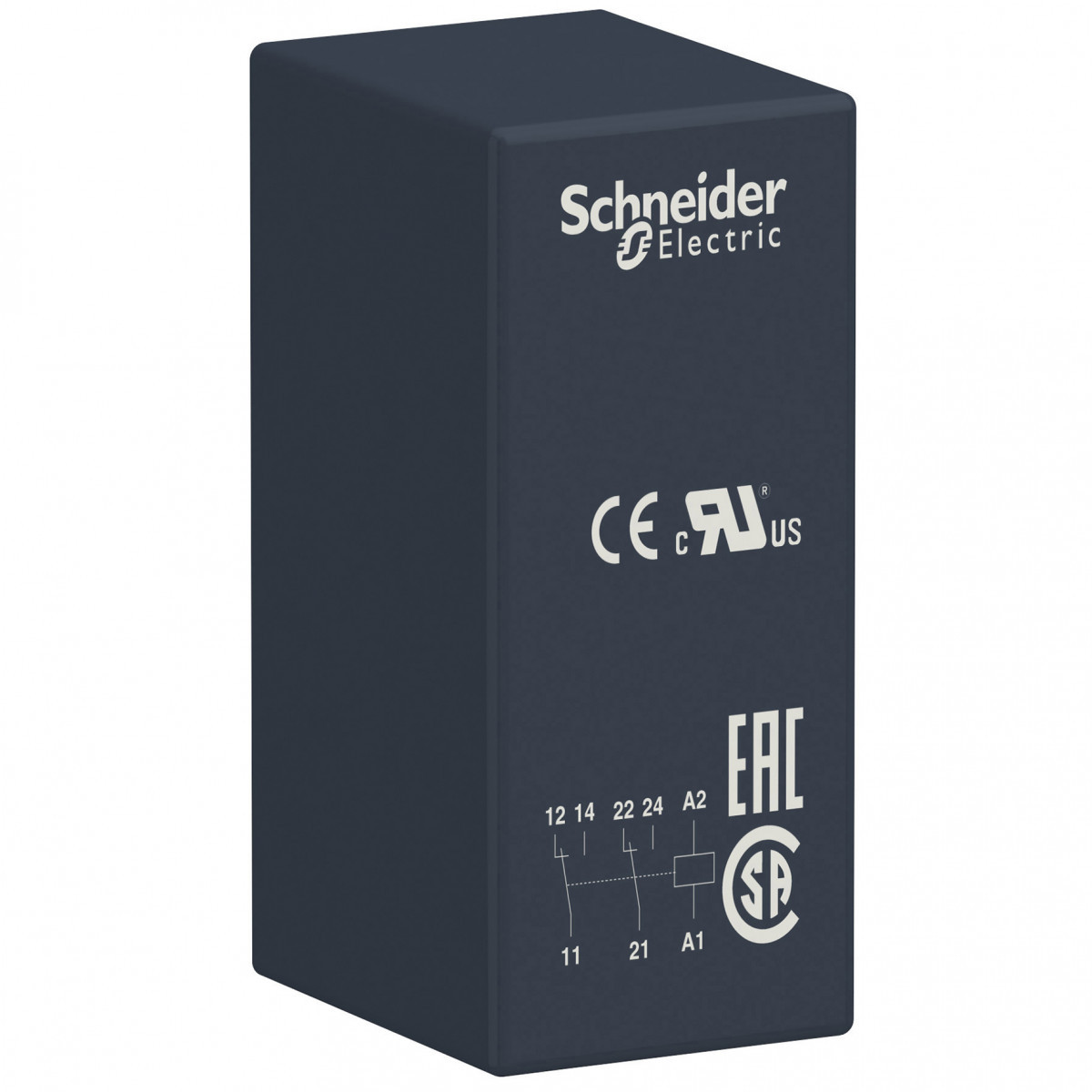 Schneider Electric zelio schakelrelais nom.stuurstroomsp.48V ac 2 wiss.cont.