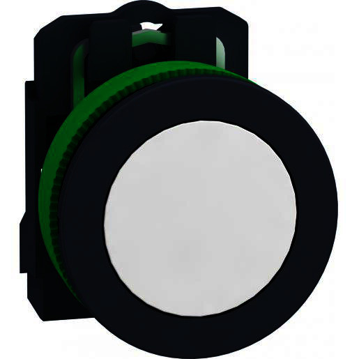 Schneider Electric personaliseerbare verz.drukknop wit 1no