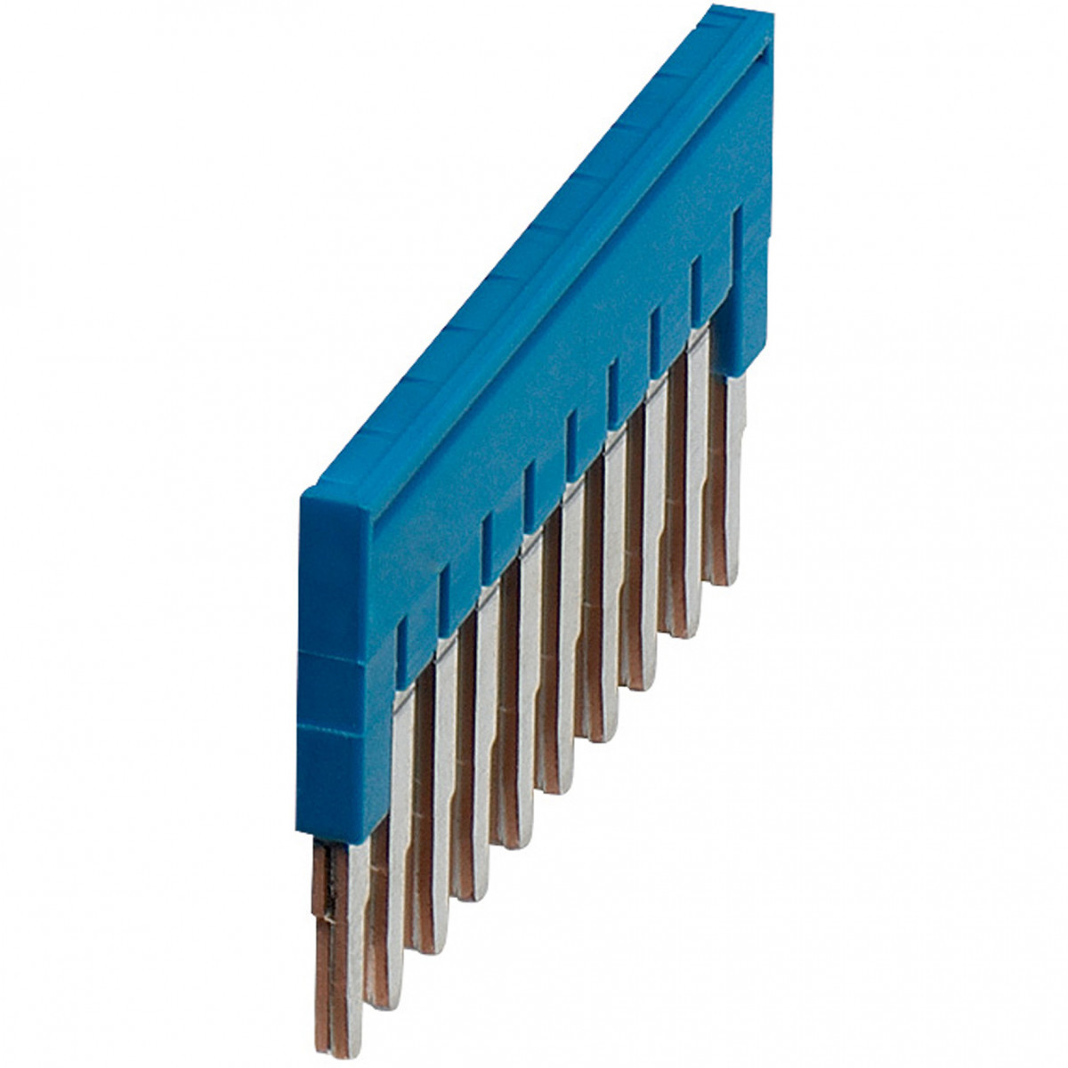 Schneider Electric Linergy TR terminals blocks NSYTR - plug-in brug - 10 aansluitingen voor 2,5MM² - klemmen - blauw