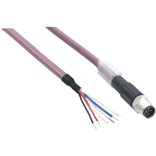 Schneider Electric power in cable,straight,M8-4P fem 25M