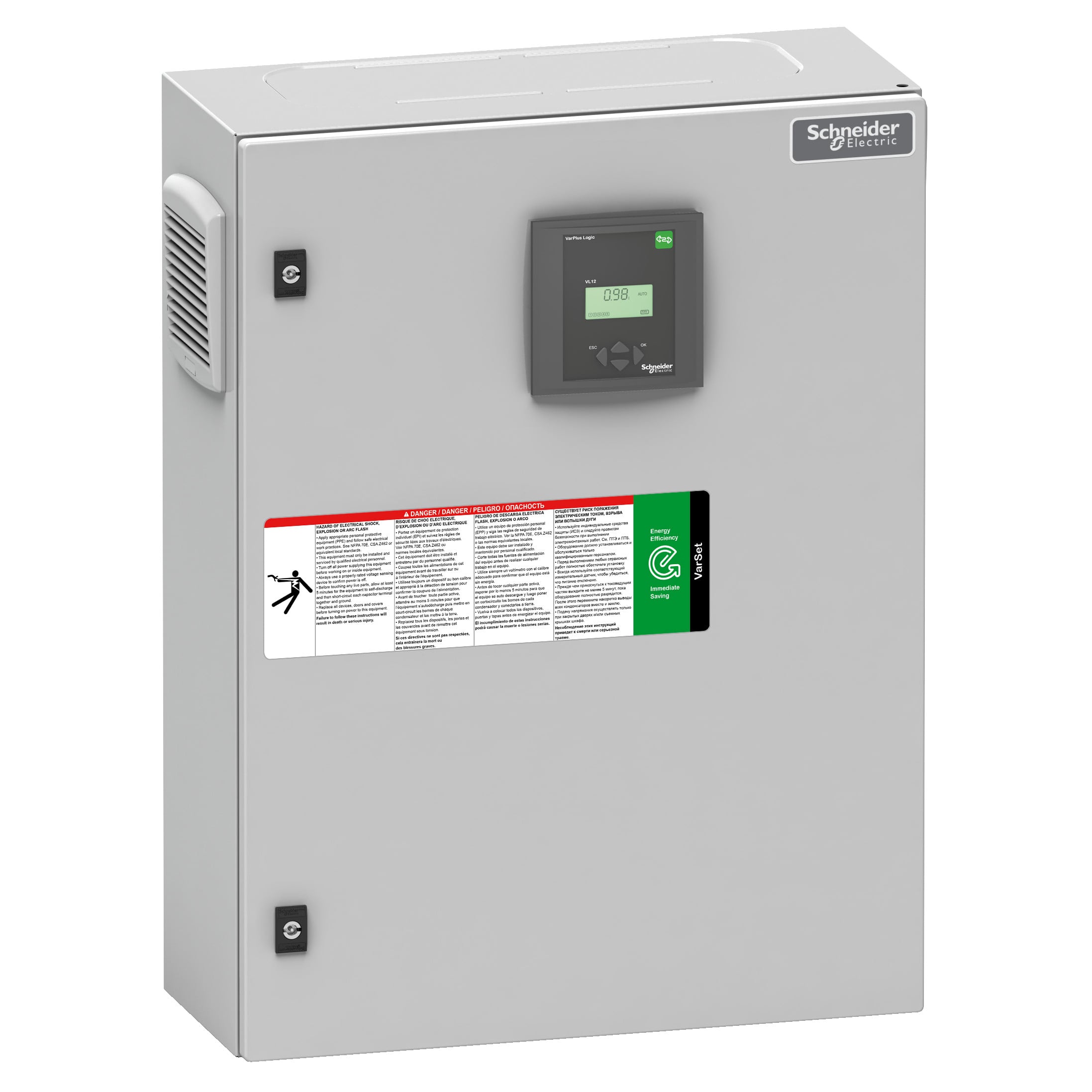 Schneider Electric PowerLogic™ PFC Capacitor Banks Capacitor Bank varset easy 82,5K auto