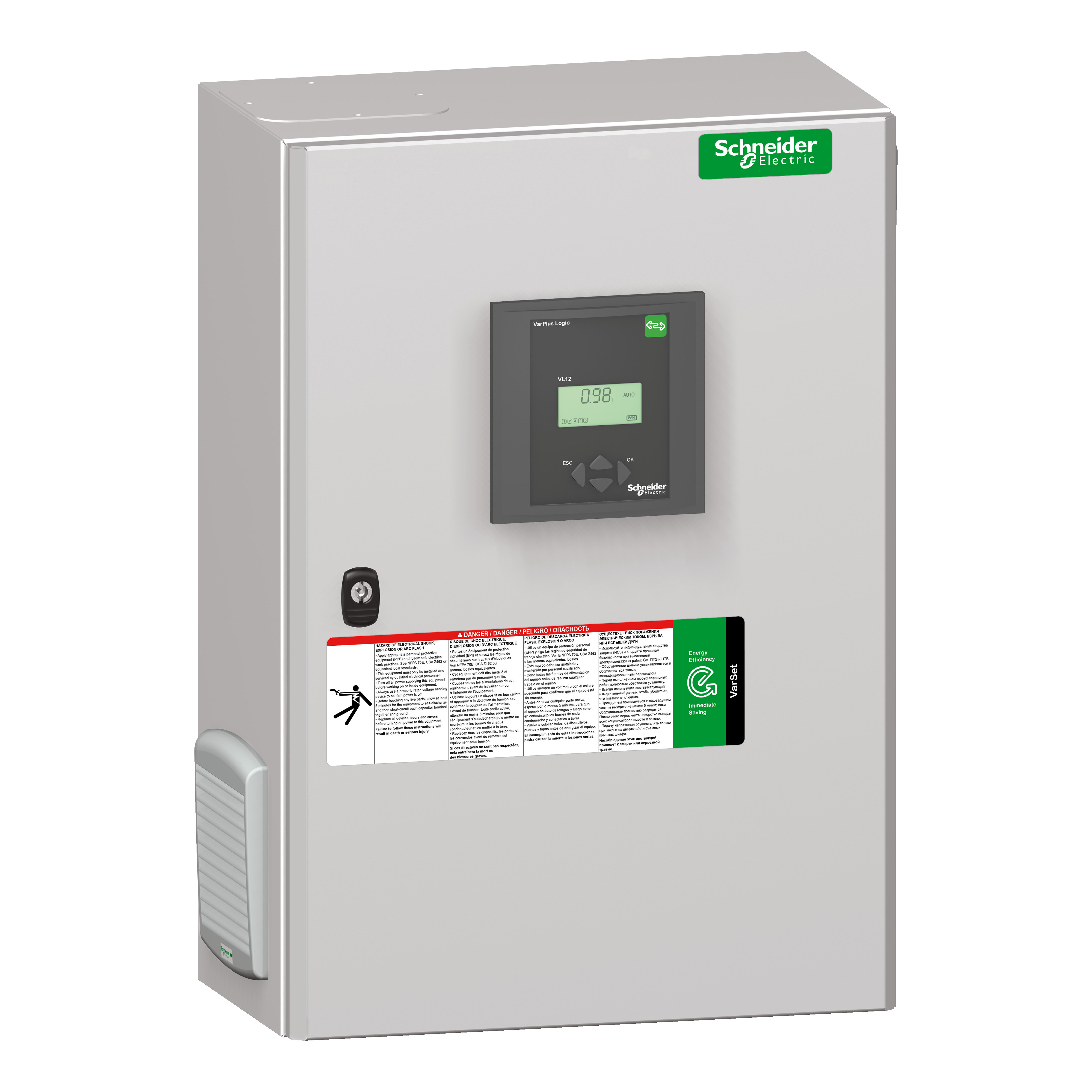 Schneider Electric PowerLogic™ PFC Capacitor Banks Varset Capacitor bank auto 006kvar with incomer CB XXB 400V 50HZ