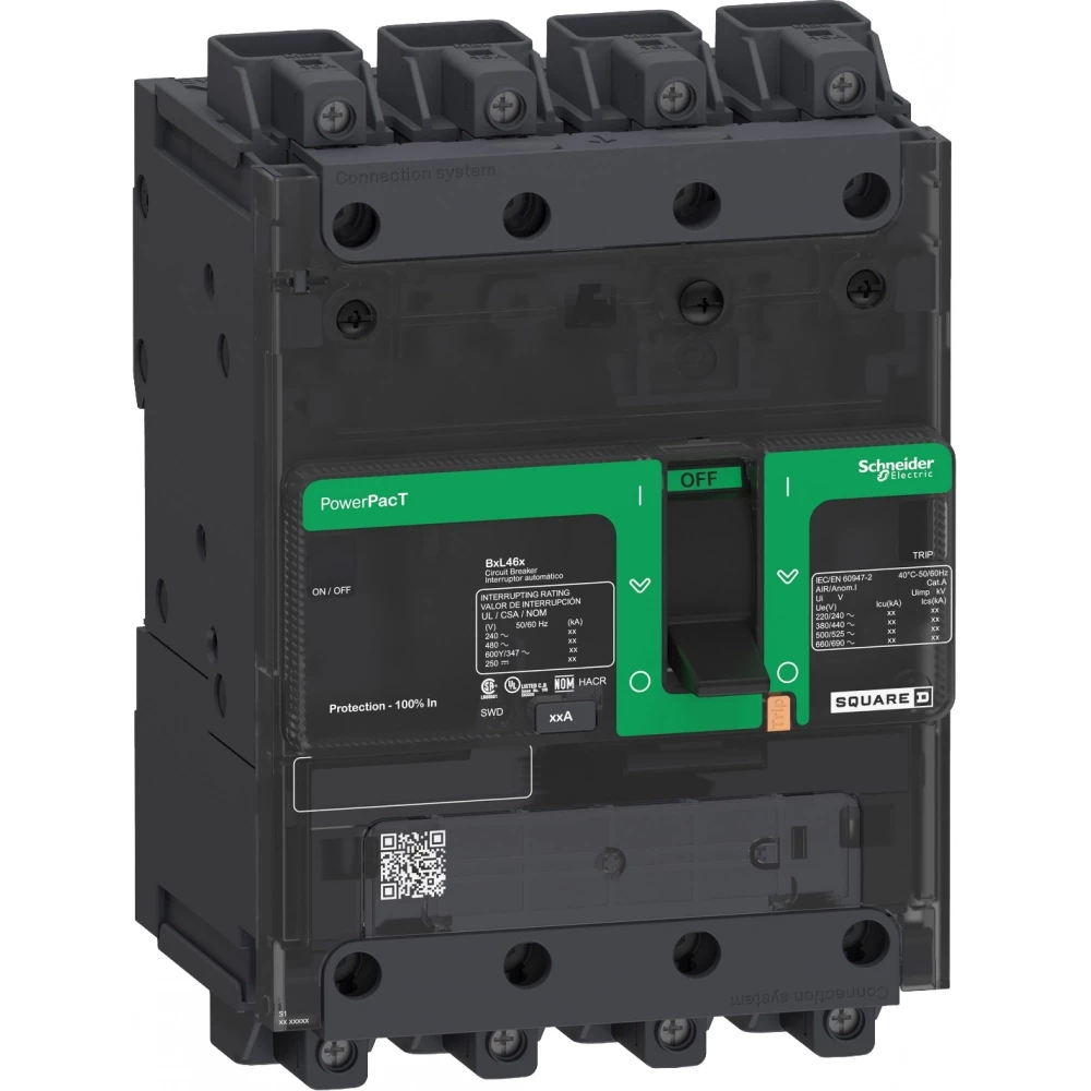 Schneider Electric MCCB 14ka 600Y/347V ul 30a 4P everlink
