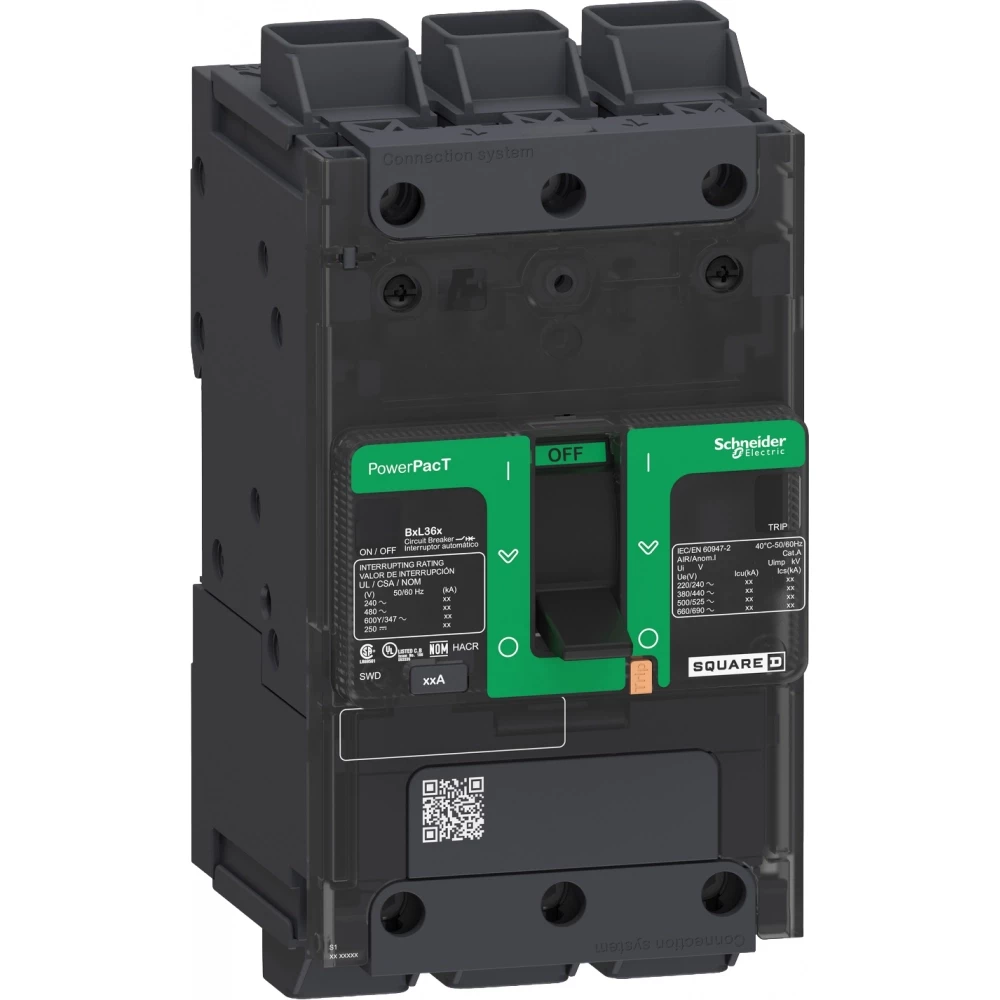 Schneider Electric MCCB 14ka 600Y/347V ul 45a 3P everlink