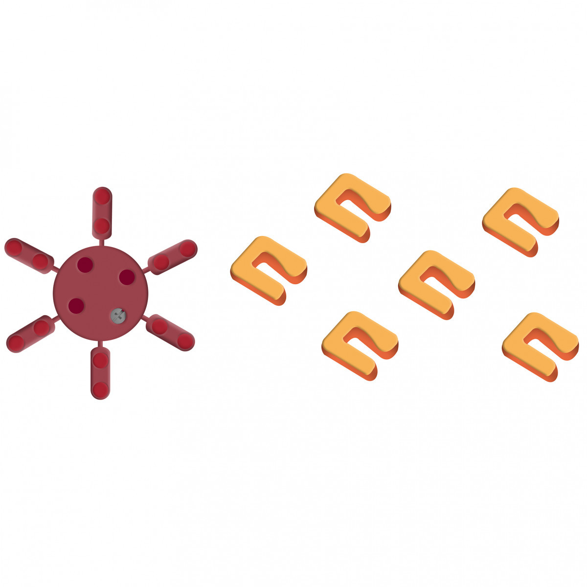 Schneider Electric preventa terminal coding 1 bag (30PCS)