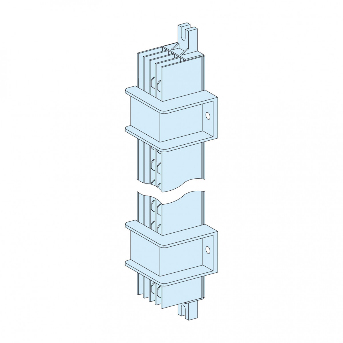 Schneider Electric PrismaSeT 4paansluitrails/Hulpvoeding
