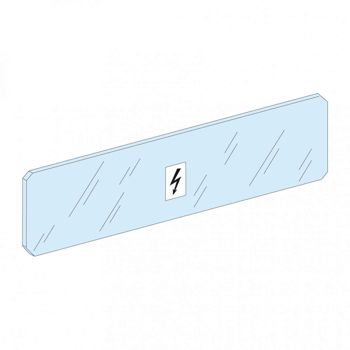 Schneider Electric PrismaSeT Afscherming Voeding H100MM/meert. rails