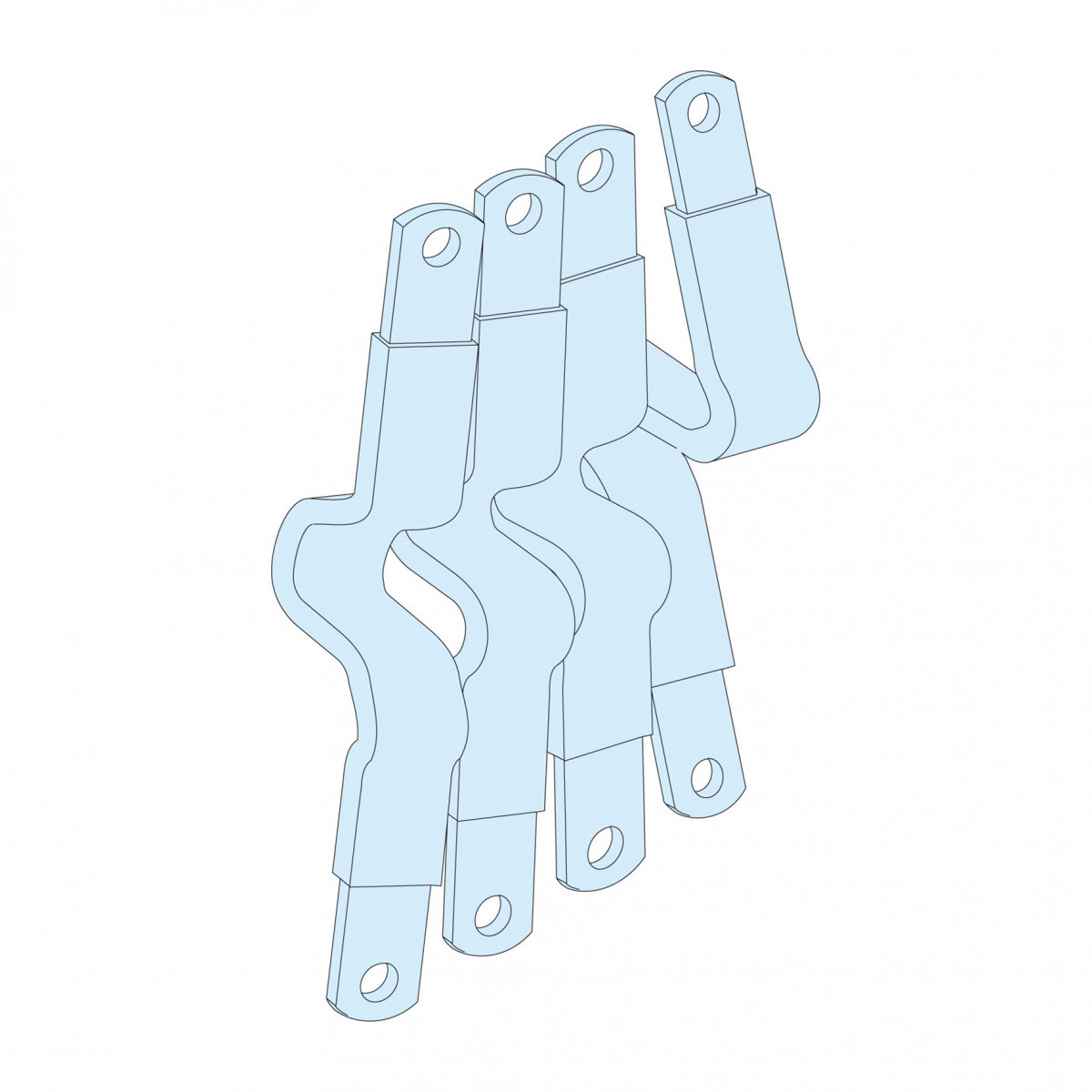 Schneider Electric PrismaSeT Koperen Aansluitstuk NSX/CVS/ins250 4P
