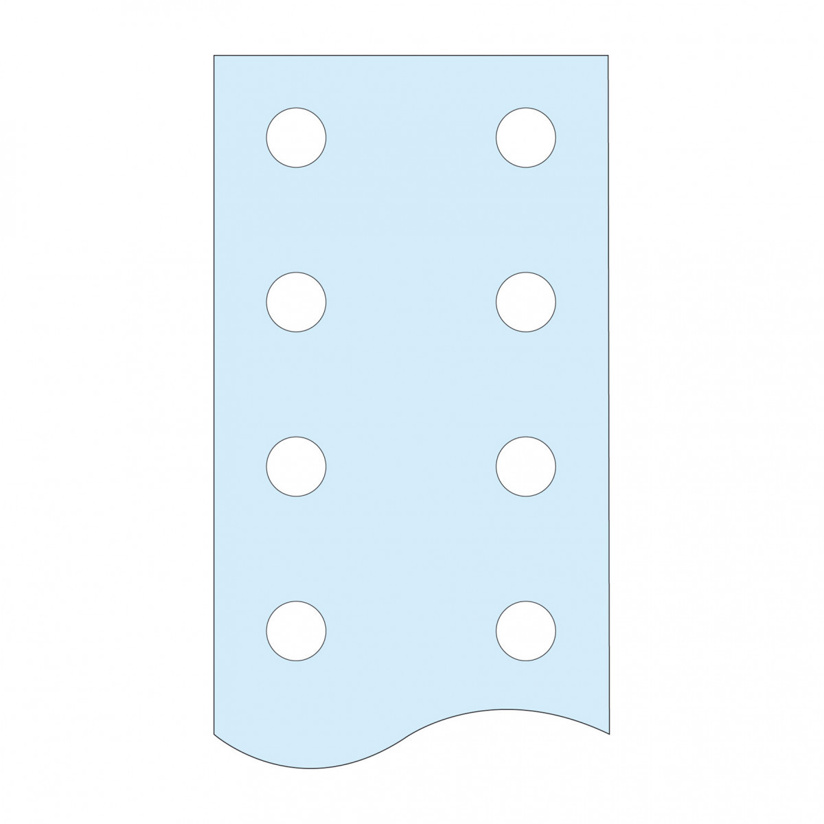 Schneider Electric PrismaSeT Linergy BS perf. rail VT. 80x10 L1675MM