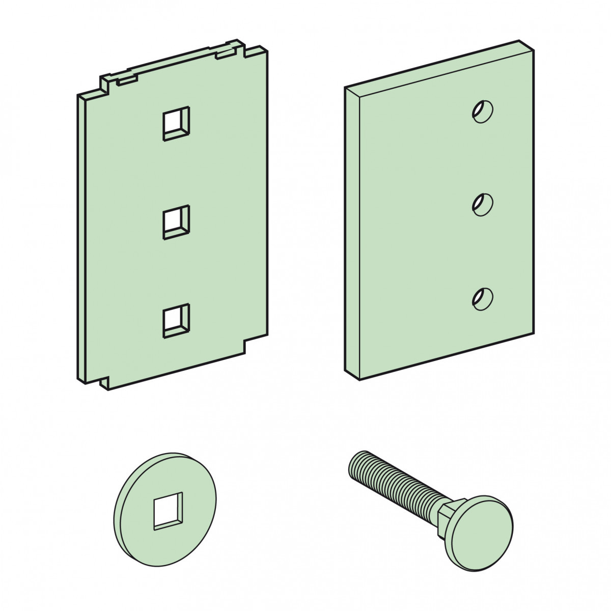 Schneider Electric PrismaSeT Linergy BS TSST HZ. RST 120MM