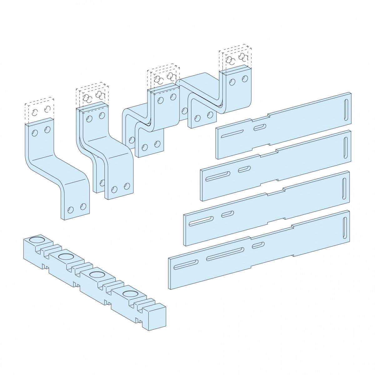 Schneider Electric PrismaSeT Linergy Lgye aansl. 1600a NS1600 vast 3P