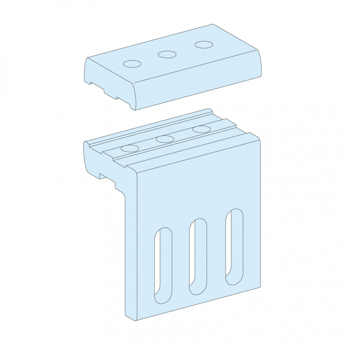 Schneider Electric PrismaSeT Linergy Lgye aansl. 3200a HZ. rail H10MM