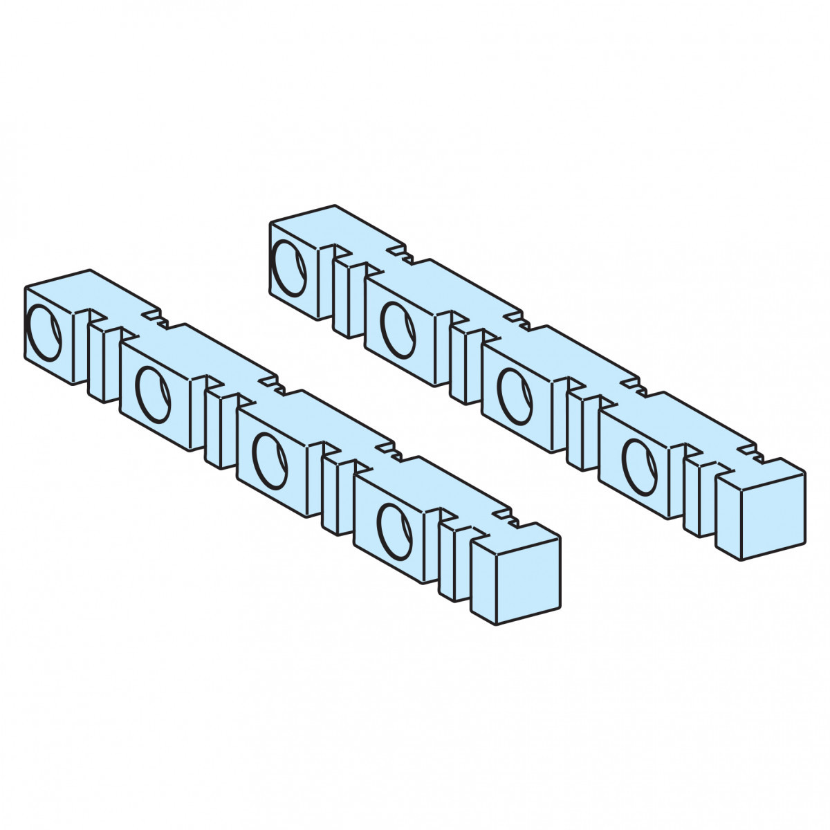 Schneider Electric PrismaSeT Linergy Lgye/BS mobiele railst. 5/10MM
