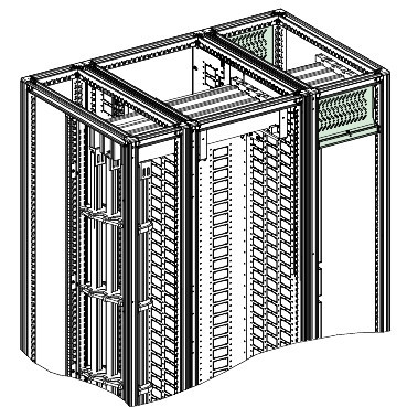 Schneider Electric PrismaSeT Prisma 6300 F2 HZ. kap B300 D500+100