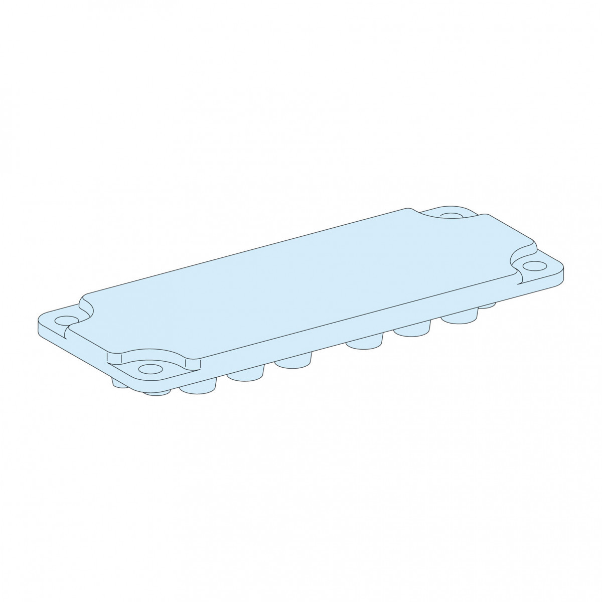 Schneider Electric PrismaSeT Prisma G blinde kabeldplaat