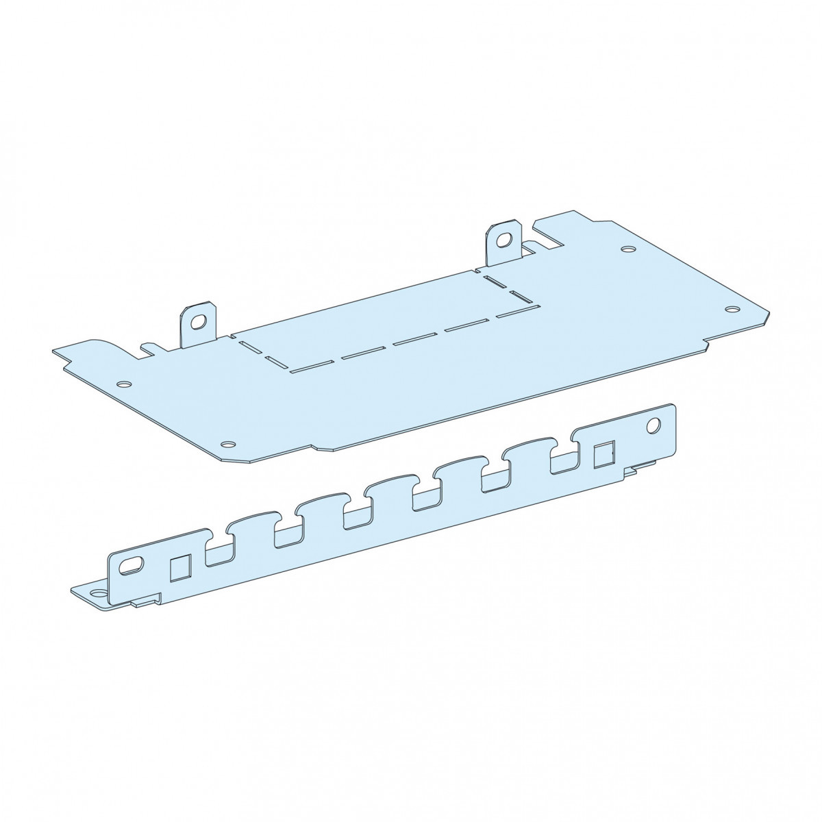 Schneider Electric PrismaSeT Prisma G flensplaat D300 voor plint ip30