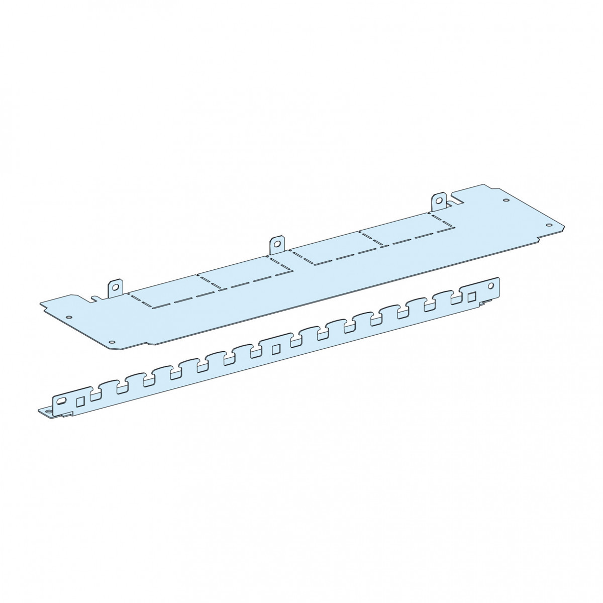 Schneider Electric PrismaSeT Prisma G flensplaat D850 voor plint ip30